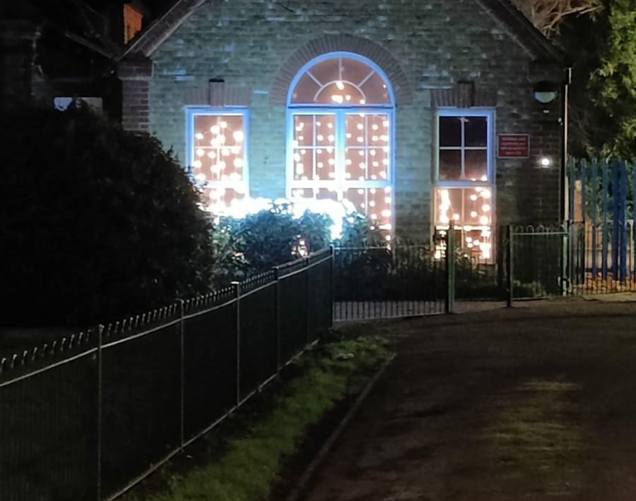 Iver Village Junior School window display