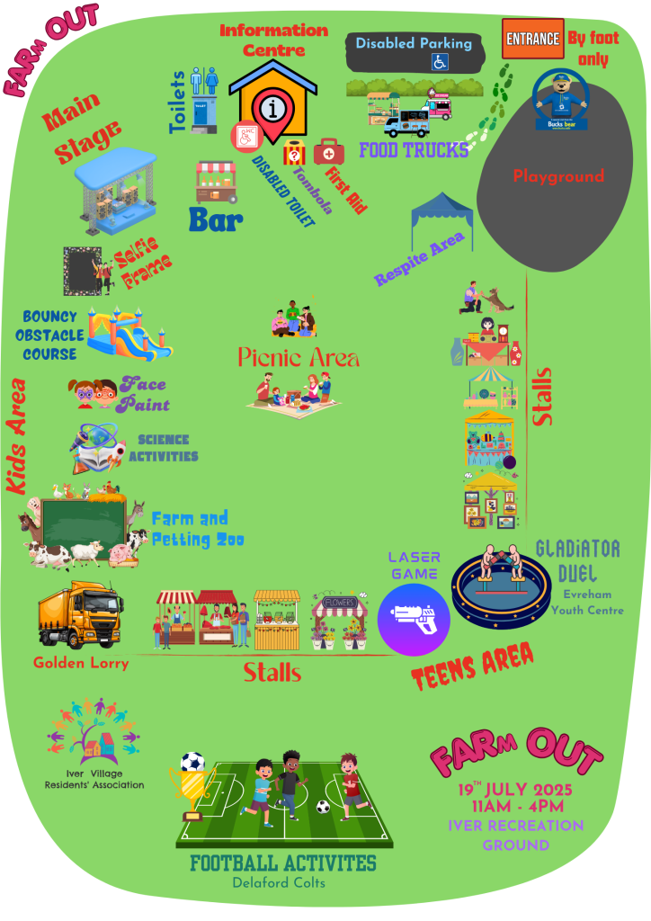 FARm Out - The Ivers Fete map