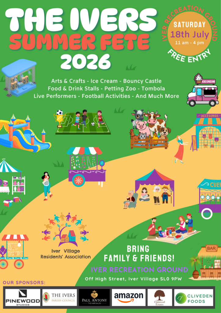 Ivers Summer Fete 2026 poster